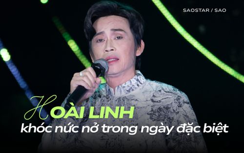 Clip Hoài Linh khóc nức nở trong ngày đặc biệt gây xôn xao