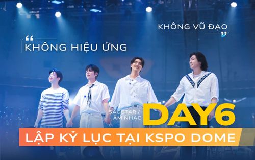Không vũ đạo cũng chẳng hiệu ứng tối tân, DAY6 vẫn lập kỷ lục tại KSPO DOME