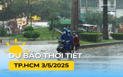 Thời tiết TP.HCM hôm nay (3/5)