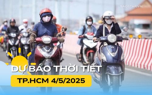 Thời tiết TP.HCM hôm nay (4/5)