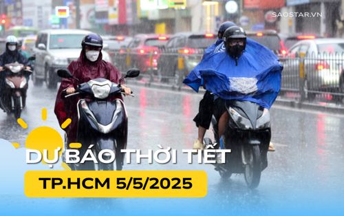 Thời tiết TP.HCM hôm nay (5/5)