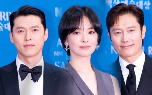 Song Hye Kyo chạm mặt tình cũ Hyun Bin, Lee Byung Hun và 'bạn trai màn ảnh' Park Bo Gum tại Baeksang 2025