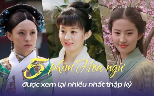 Top 5 phim Hoa ngữ được xem lại nhiều nhất thập kỷ qua: Bất ngờ với phim của Triệu Lệ Dĩnh