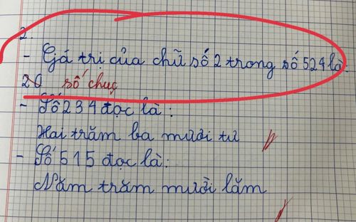 Bài toán tiểu học gây xôn xao: Đáp án tưởng đúng lại bị cô giáo gạch sai