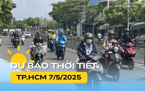 Thời tiết TP.HCM hôm nay (7/5)