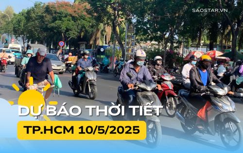 Thời tiết TP.HCM hôm nay (10/5)