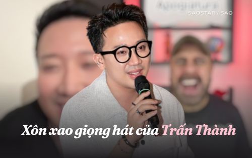 Trấn Thành lại gây xôn xao với clip khoe giọng vào nửa đêm