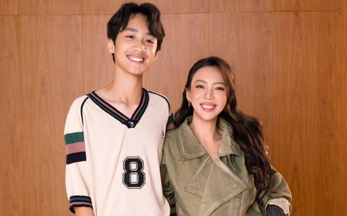 Thu Trang khoe ảnh bên con trai