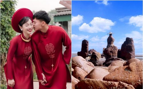 Xứ Nghệ quê bà xã Hồ Văn Cường có một bãi biển rất khác Cửa Lò, sở hữu Bàn Cờ Tiên giữa biển