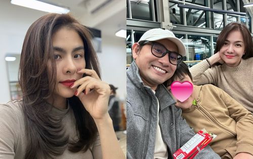 Vân Trang phản ứng khi vợ chồng Huỳnh Đông về Việt Nam ăn Tết