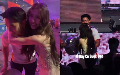 Phía sau khoảnh khắc Hoà Minzy ôm Đình Bắc ở chốn đông người