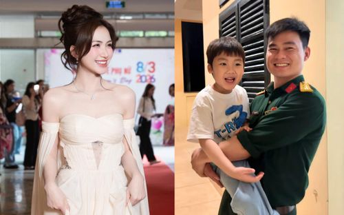 Hòa Minzy thổ lộ nỗi lòng trước khoảnh khắc chồng sắp cưới bế con trai