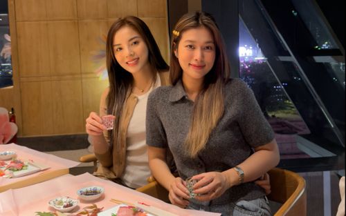 Kỳ Duyên ôm eo Thiên Ân khi hẹn hò riêng tư