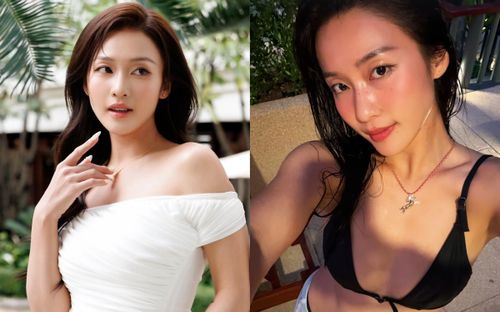 Khả Ngân mặc đồ bơi hai mảnh gợi cảm trong chuyến du lịch ở Thái Lan