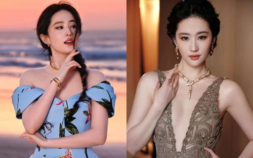 Visual quyến rũ của Lưu Diệc Phi khi diện váy ren cắt xẻ táo bạo