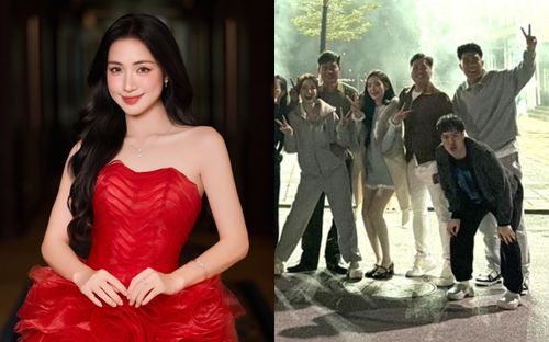 Khung hình giữa Hòa Minzy và chồng sắp cưới cùng nhóm bạn có Văn Toàn gây chú ý