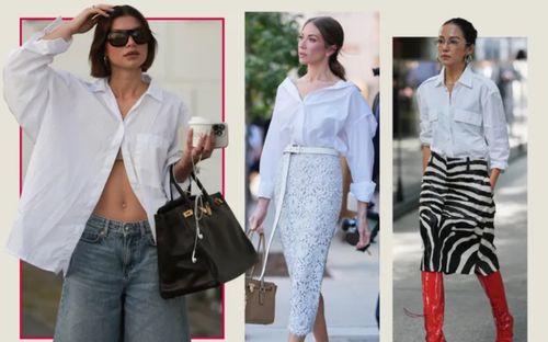 8 cách phối đồ đẹp nhất với sơ mi trắng cài cúc