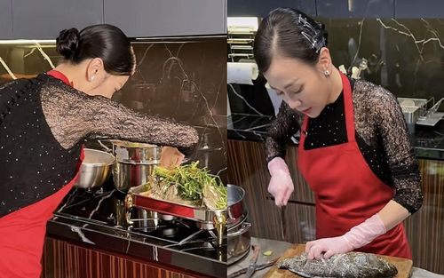 Món cá đắt giá trong bữa tiệc tại nhà của Phương Oanh: Nhìn đơn giản nhưng đòi hỏi sự tinh tế