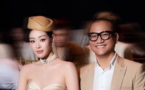 Hoa hậu Khánh Vân tay trong tay hạnh phúc bên chồng