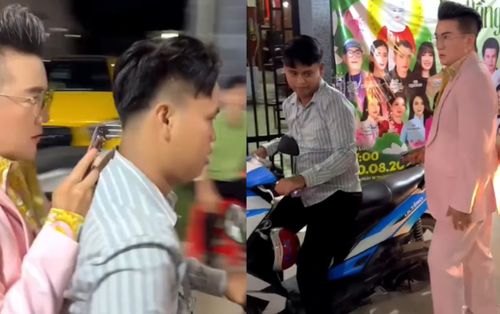 Xôn xao Đàm Vĩnh Hưng chạy show bằng xe máy
