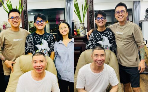 NSND Công Lý hạnh phúc khi con trai đến thăm