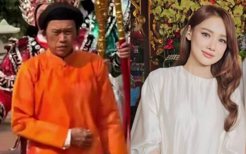 Nhã Phương đến viếng đền thờ Tổ 100 tỷ của NSƯT Hoài Linh