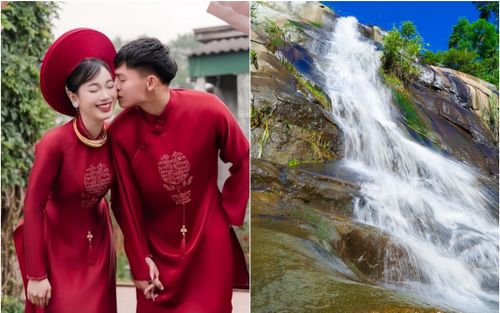 Về quê vợ chồng Hồ Văn Cường, tận hưởng vẻ đẹp hoang sơ của ngọn thác giữa núi rừng