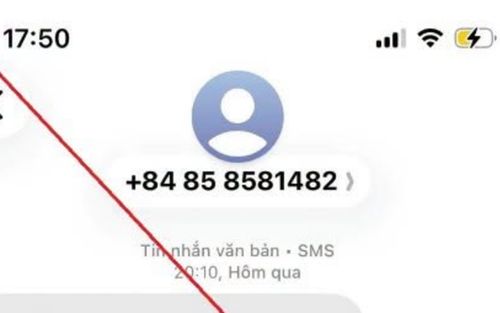 Từ nội dung tin nhắn ở số điện thoại '+84 85 8581482', Công an Hà Nội ra cảnh báo gấp