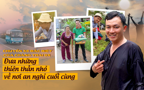 Chuyến xe đặc biệt của chàng trai 9X: Đưa những 'thiên thần nhỏ' về nơi an nghỉ cuối cùng