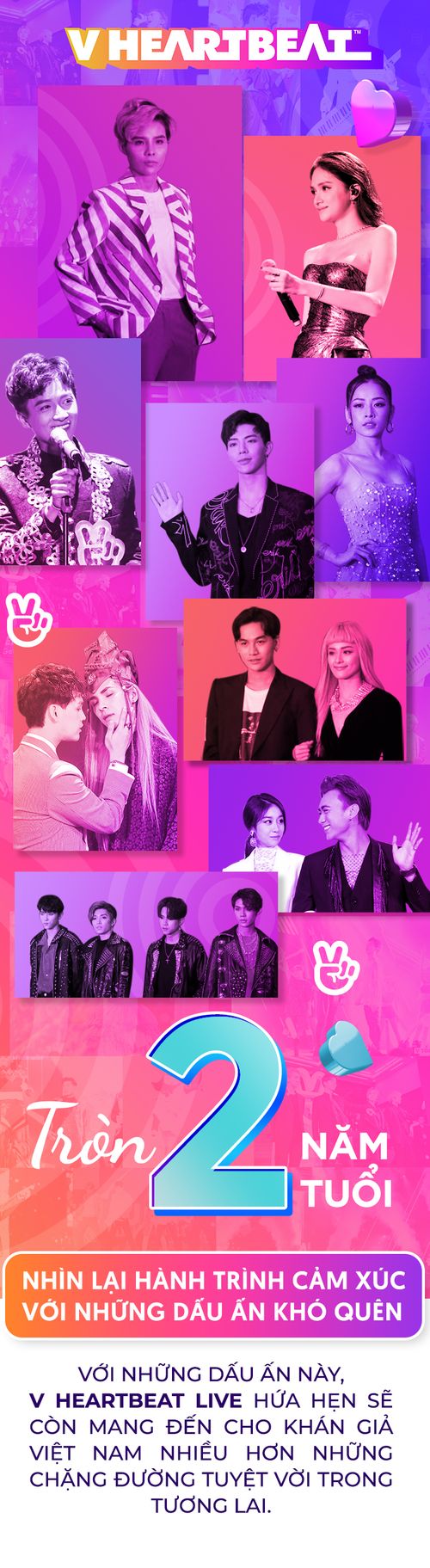 V Heartbeat tròn 2 năm tuổi: Nhìn lại hành trình cảm xúc với những dấu ấn khó quên