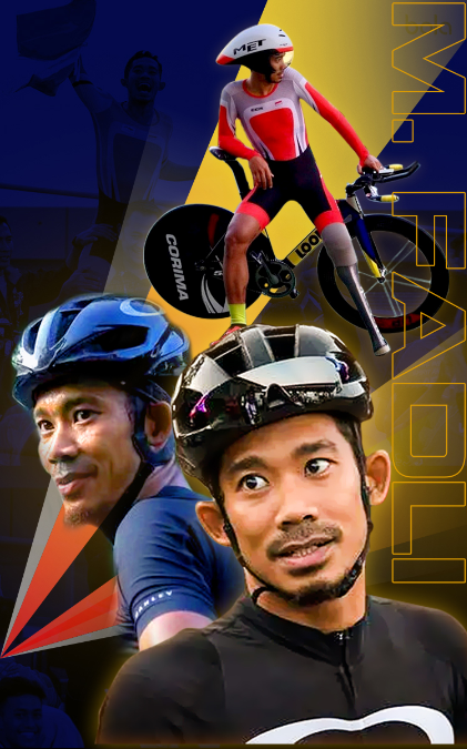 Nghị lực phi thường của tay đua cụt chân vì tai nạn trong giây phút đăng quang