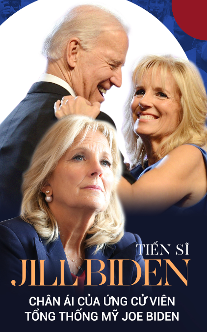 Tiến sĩ Jill Biden, chân ái của ứng cử viên tổng thống Mỹ Joe Biden