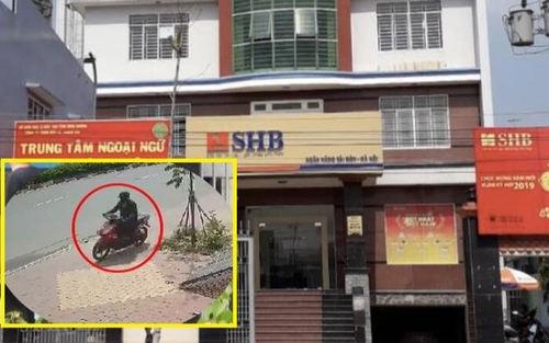 Lộ diện hình ảnh nghi phạm đe dọa nhân viên, cướp ngân hàng táo tợn ở Bình Dương