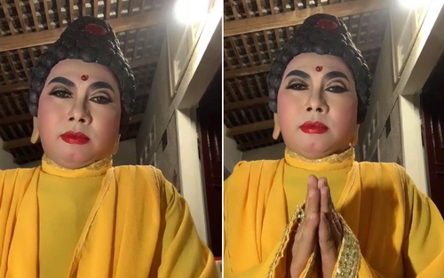 Dân mạng bức xúc khi nam thanh niên hóa thân thành Phật Tổ để chơi… TikTok