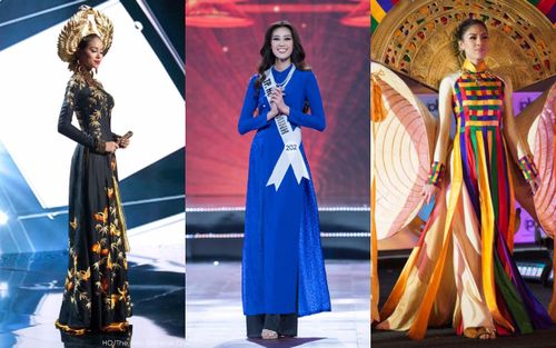 Những lần áo dài Việt Nam tung bay ở Miss Universe, Khánh Vân khiến fan kì vọng