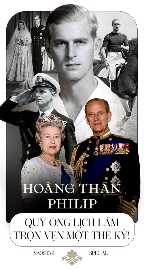 Hoàng thân Philip: Quý ông lịch lãm trọn vẹn một thế kỷ!