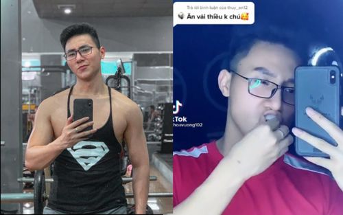 Hot TikToker Khoa Vương có màn trở lại với cộng đồng mạng bằng clip ăn trái vải kiểu 'gợi tình'