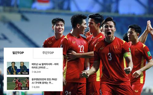 Chỉ nhìn điều này là đủ thấy người Hàn Quốc mê bóng đá Việt Nam tới mức nào