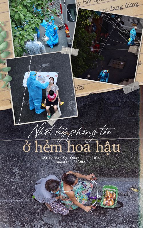 Nhật ký cách ly bên trong 'hẻm hoa hậu' ở Sài Gòn
