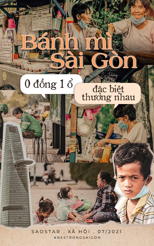 'Bánh mì Sài Gòn 0 đồng một ổ, bánh mì Sài Gòn đặc biệt thương nhau'