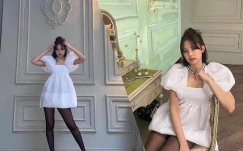 Jennie Black Pink xinh như búp bê trong loạt ảnh kỉ niệm nhóm khiến fan mê mẩn