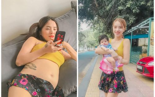 Hải Băng bất ngờ phát hiện bị ông xã chụp hình 'dìm hàng' khi đang mang thai