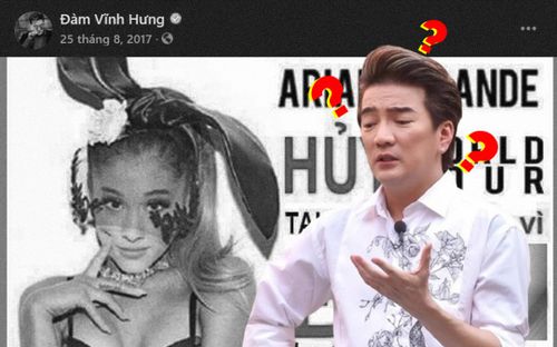 Giữa loạt ồn ào, Đàm Vĩnh Hưng bỗng bị netizen đào lại ảnh 'cà khịa' việc Ariana Grande hủy show Việt Nam