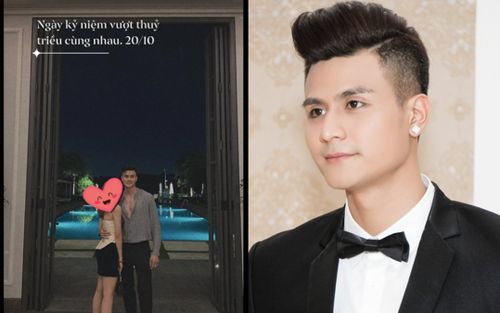 Siêu mẫu Lê Vĩnh Thuỵ khoe ảnh tình tứ bên gái lạ