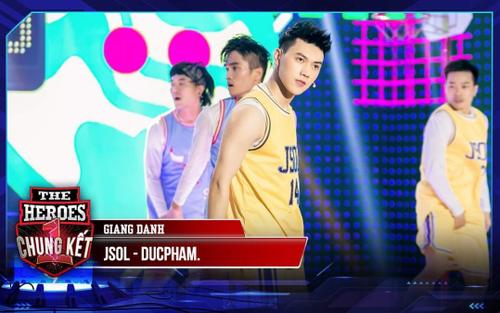 JSol mang truyện tranh Slam Dunk lên sân khấu Chung kết The Heroes