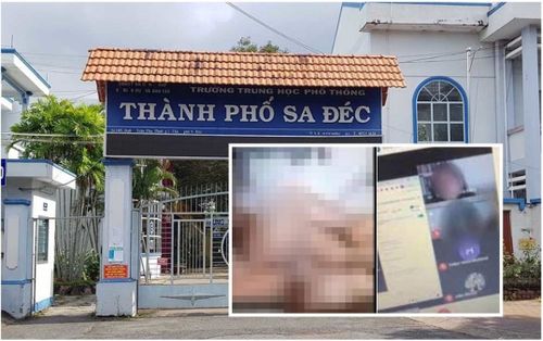 Sở GD&ĐT Đồng Tháp yêu cầu xem xét xử lý thầy giáo để lộ 'ảnh nhạy cảm' của một phụ nữ khi dạy online