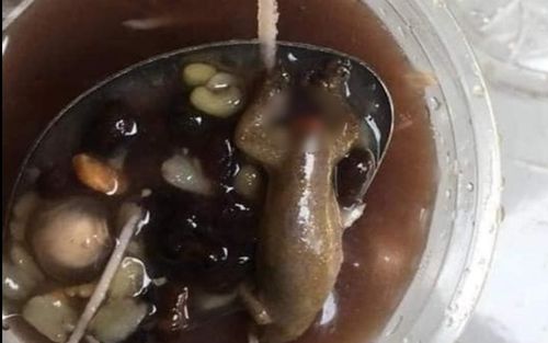 Cô gái 'nôn thốc nôn tháo' khi phát hiện 'sinh vật lạ' chễm chệ trong cốc chè đang ăn dở