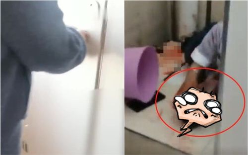 Nghe tiếng nữ sinh la hét thất thanh trong toilet, cảnh tượng sau cánh cửa khiến ai nấy kinh hãi