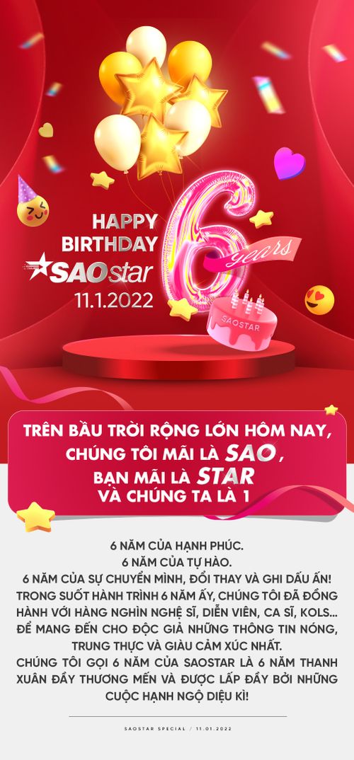 Trên bầu trời rộng lớn hôm nay, chúng tôi là Sao, bạn là Star và chúng ta là 1