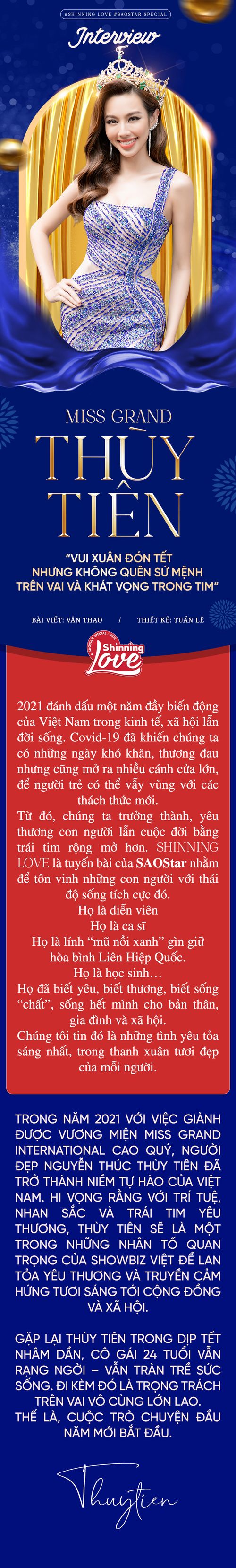 Miss Grand Thùy Tiên: Vui Xuân đón Tết nhưng không quên sứ mệnh trên vai và khát vọng trong tim!